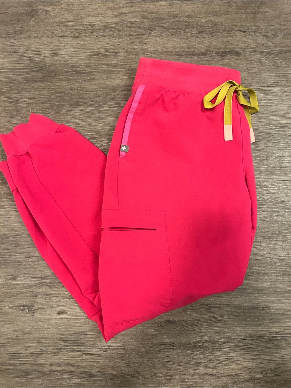Figs Women's Shocking Pink Jogger Scrub Pants *discontinued color